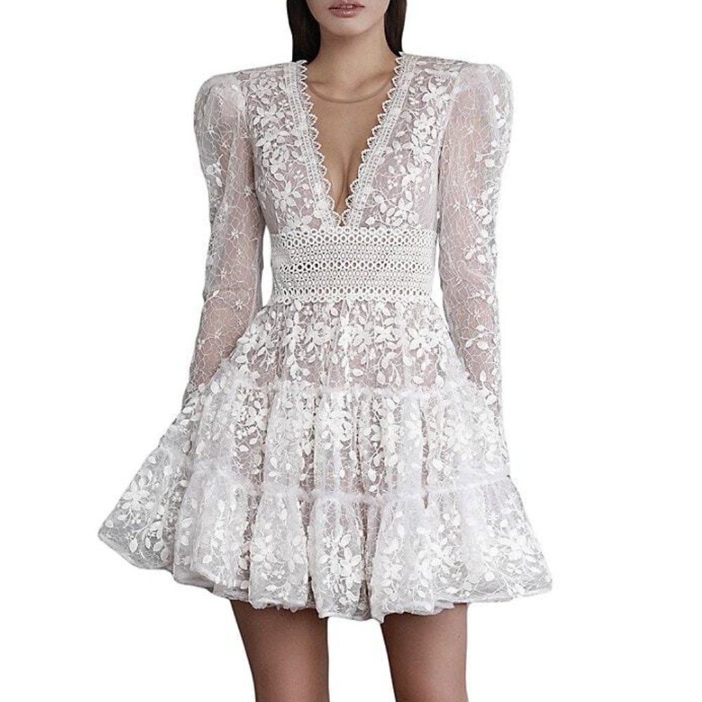 Bronx and Banco White Megan Dress - XL